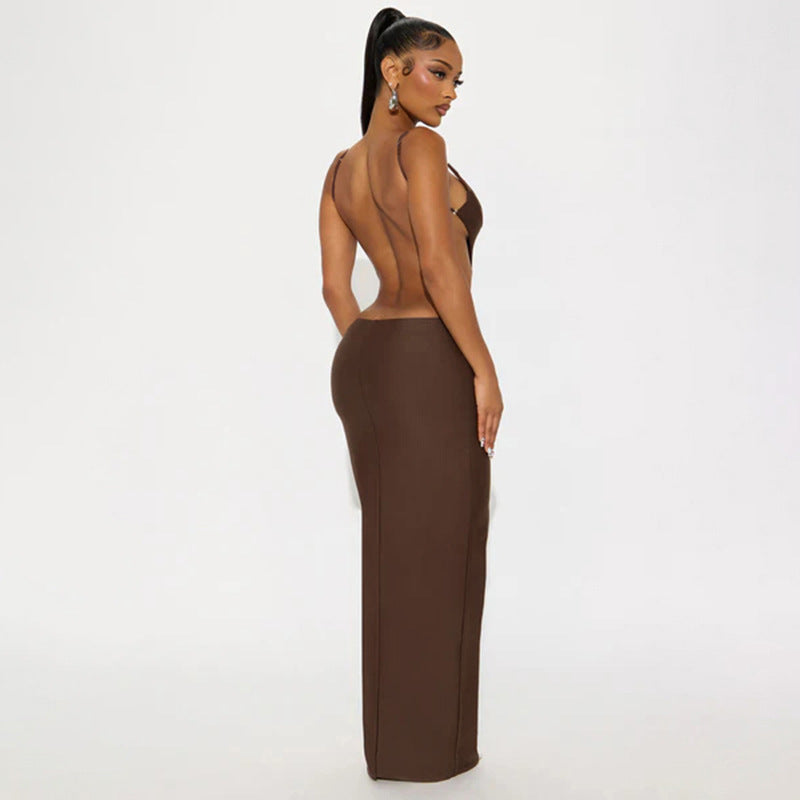 Backless camisole dress