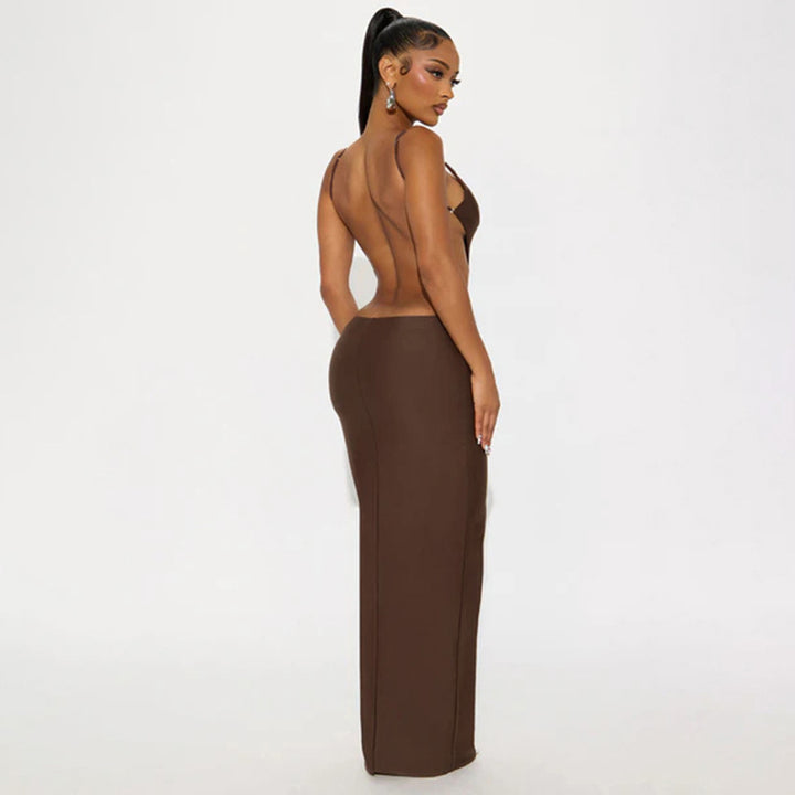 Backless camisole dress