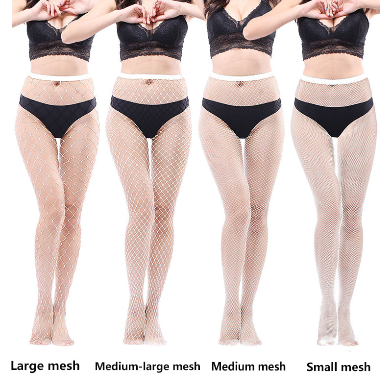 Ultra-stretchy fishnet tights