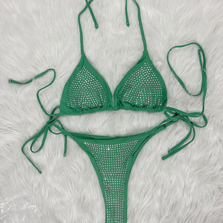 Sexy rhinestone bikini