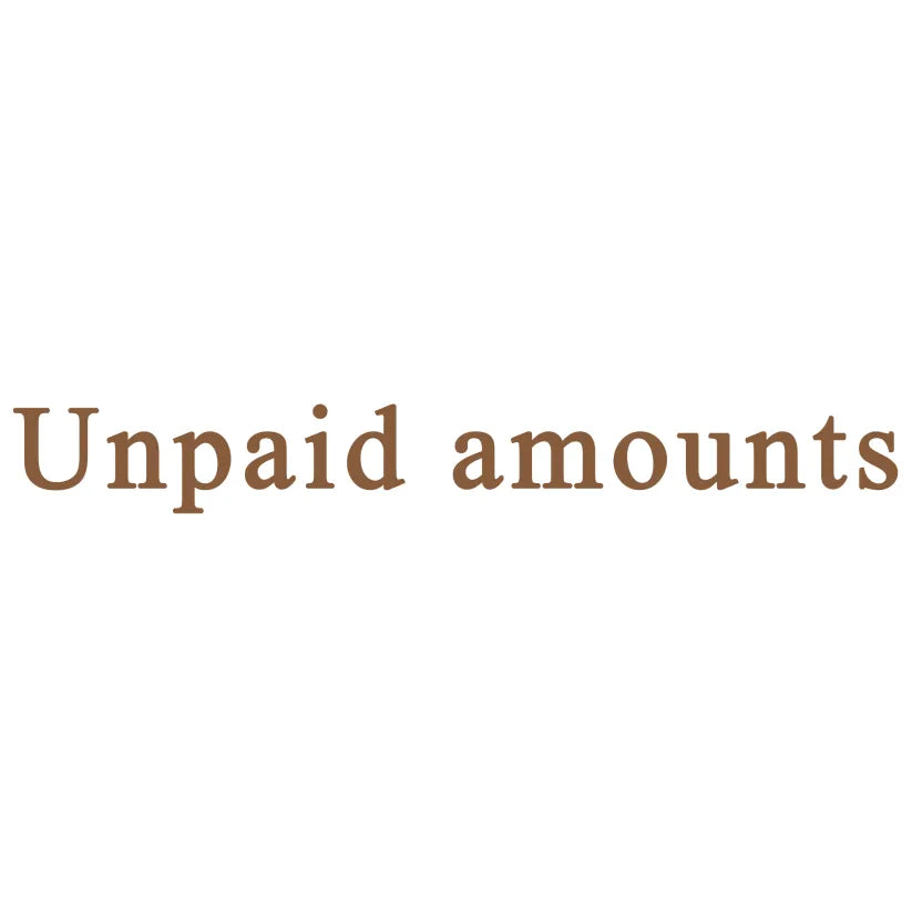 Unpaid amounts