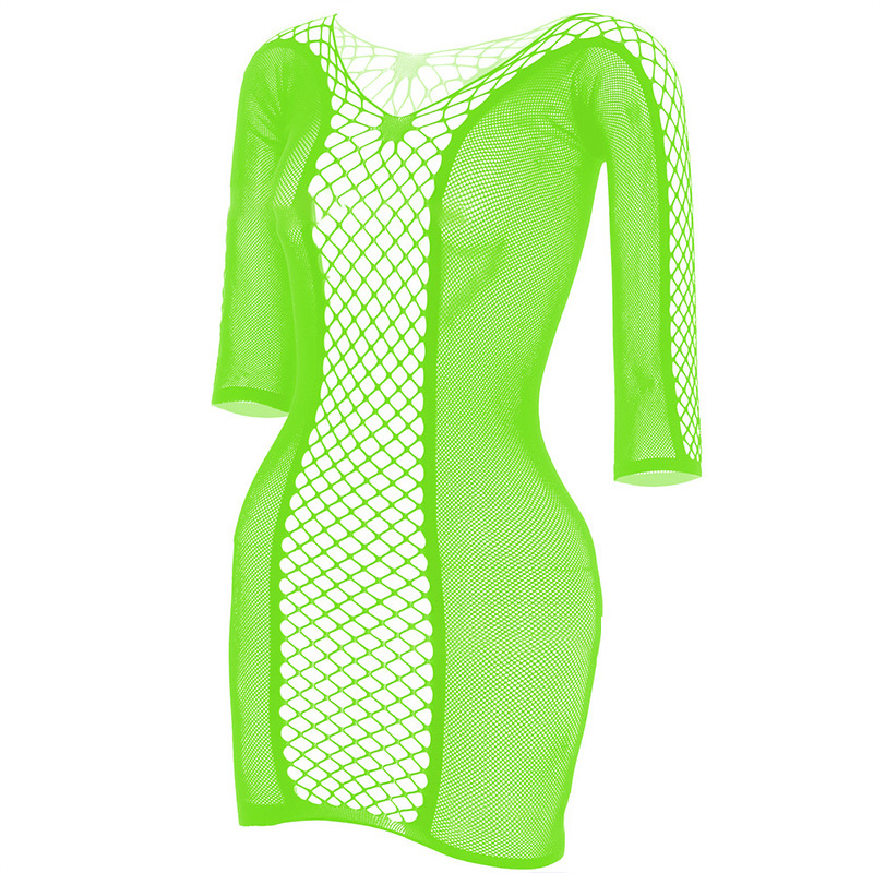 Sheer mesh cut-out bodycon mini skirt