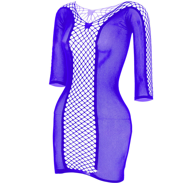 Sheer mesh cut-out bodycon mini skirt